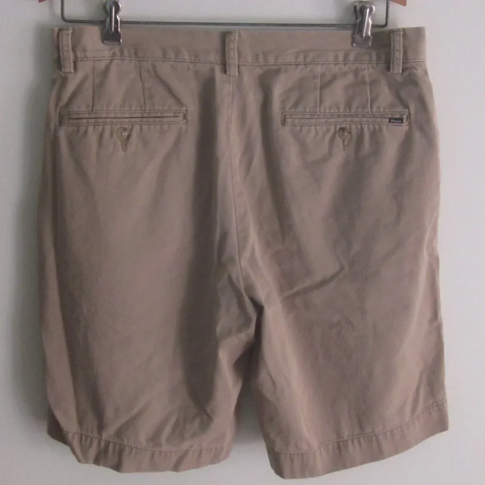 Ralph Lauren Polo Tan Cotton Shorts Size 32
